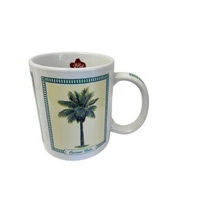 Hilo Hattie Coffee Cup Mug 2005 The Store of Hawaii Tropical Palms Palm Tree 4"